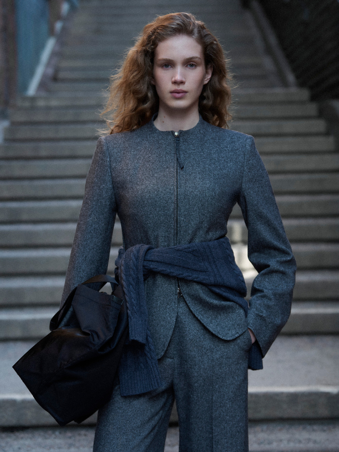 wool jacket and trousers